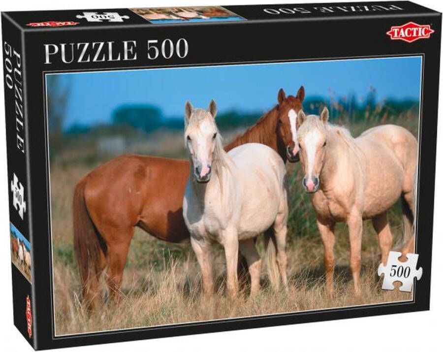 Tactic Three Horses Puzzel 500 stukjes