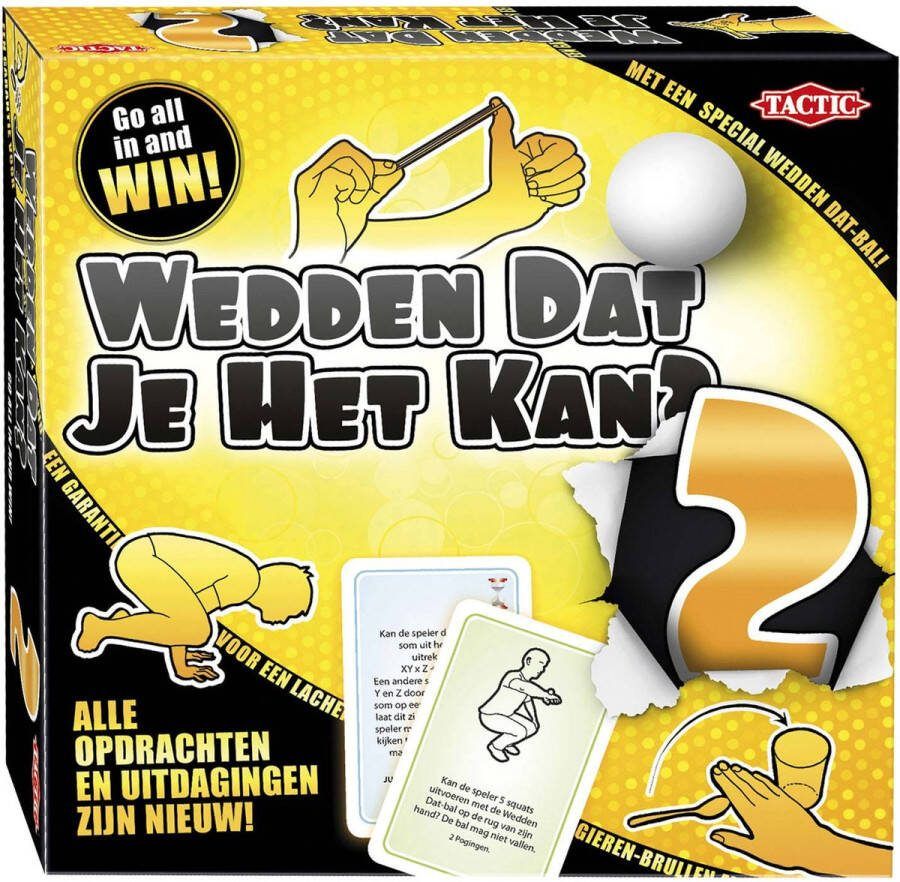 Tactic Wedden dat je het kan 2 Partyspel Familiespel
