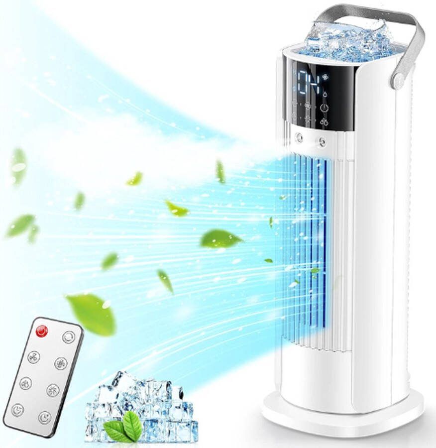 TADES Airco Mini Airco Mobiele Airco Aircooler Luchtkoeler Airco Zonder Afvoerslang Aircooler Met Koelelementen Aircooler Met Water Airco Luchtkoeler Met Waterreservoir