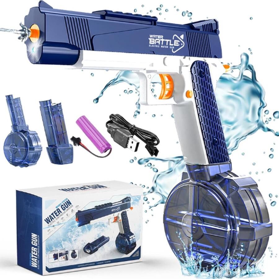 TADES Elektrische Waterpistool Super Soaker Waterpistool Elektrisch Automatisch Waterpistool Water Pistool Waterpistool Elektrisch Watergeweer
