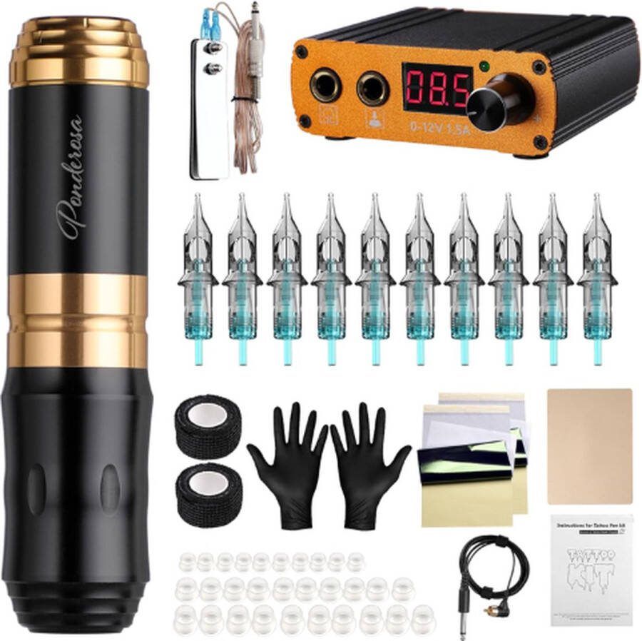 TADES. TADES Tattoo Machine Tattoo Machines Tattoo Set Tattoo Pen Tattoo Kit Tattoo Naalden Tattoo Kit Voor Beginners Tattoo Machine Beginner Set Tattoo Gun