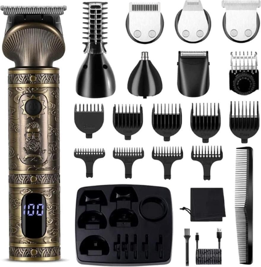 TADES Tondeuse Kappersset Tondeuse Hoofdhaar Tondeuse Mannen Tondeuse Mannen Hoofdhaar Tondeuze Tondeuses Haartrimmer Mannen Kapper Trimmer Baardtrimmer Mannen Baardtrimmers