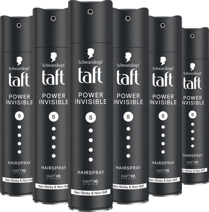 Schwarzkopf Taft Power Invisible haarspray voordeelverpakking 6 x 250 ml