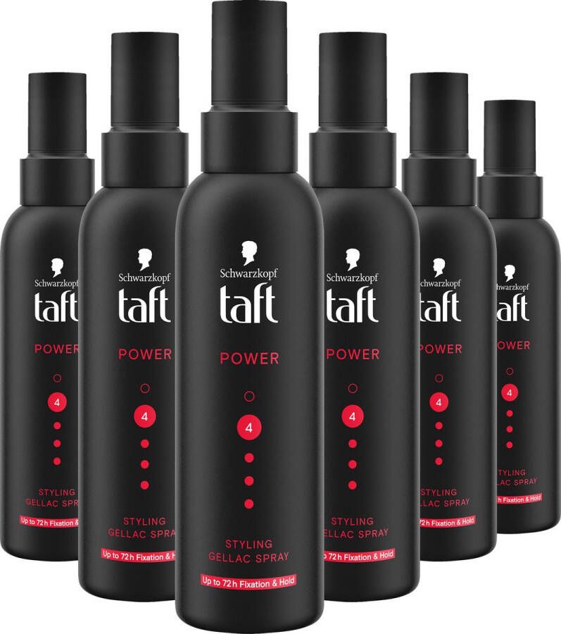 Schwarzkopf Taft Power Gellac haarspray voordeelverpakking 6 x 150 ml