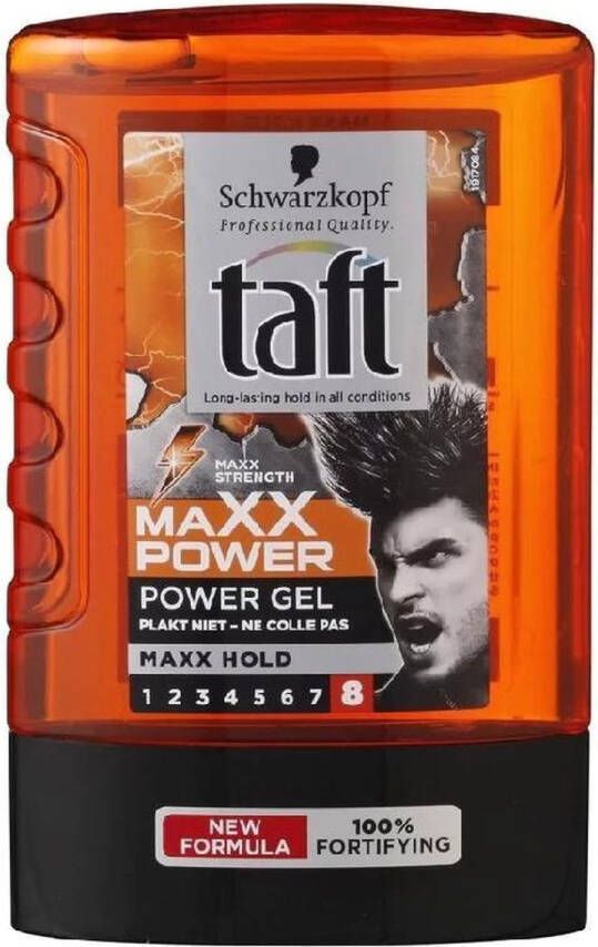 Schwarzkopf Taft Haargel Maxx Power Styling Gel 300ml (Hold level 8) Copy