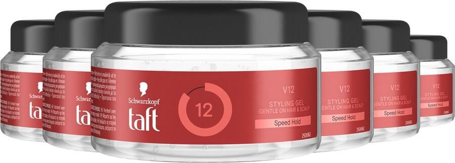 Schwarzkopf Taft V12 Power Gel voordeelverpakking 6 x 250 ml