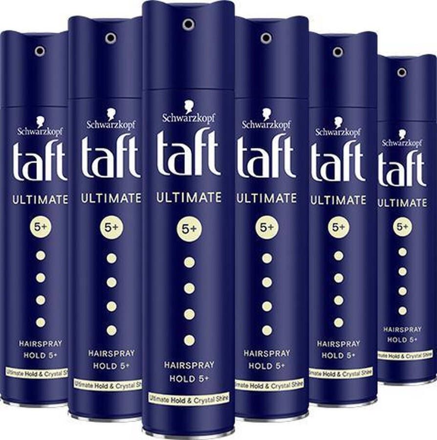 Taft Ultimate Haarlak Haarstyling Haarspray Voordeelverpakking 6 x 250 ml