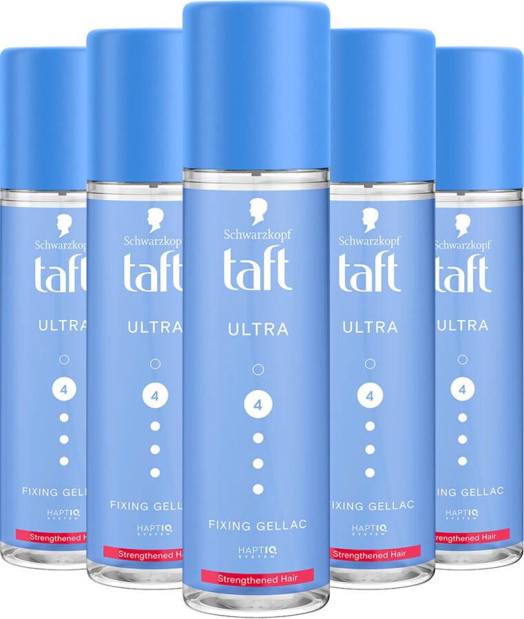 Taft Ultra Strong Styling Gellac Haarstyling Voordeelverpakking 5 stuks