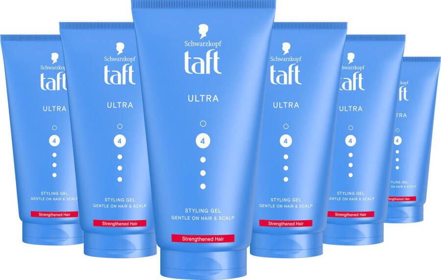 Schwarzkopf Taft Ultra Styling Gel voordeelverpakking 6 x 250 ml