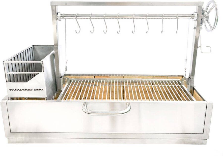 TAGWOOD BBQ Argentijnse Grill Inbouw Santa Maria Grill Barbecue Buitenkeuken Gaucho Inbouw