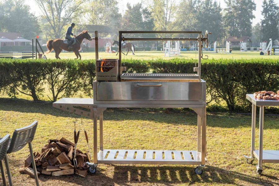 TAGWOOD BBQ Argentijnse Grill Santa Maria Grill Barbecue Buitenkeuken Gaucho Freestanding