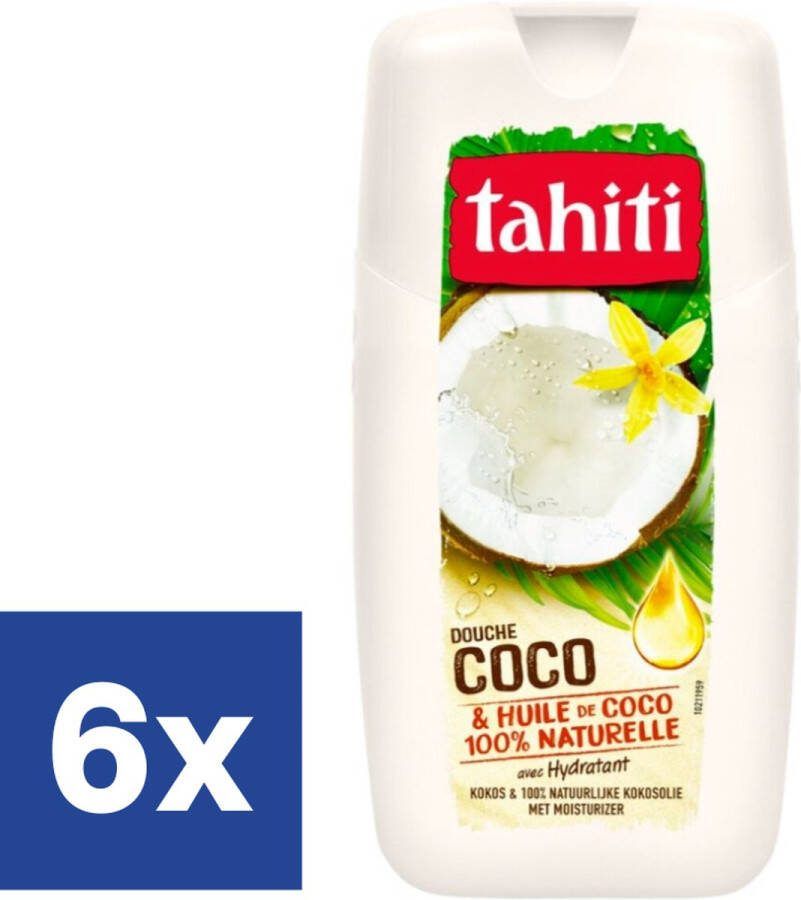 Tahiti Kokos & Kokosolie Douchegel 6 x 250 ml