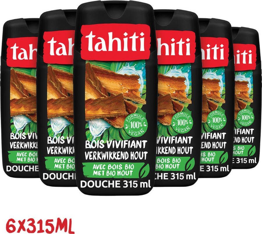 Tahiti Tropenhout Douchegel 6 x 315ml Voordeelverpakking