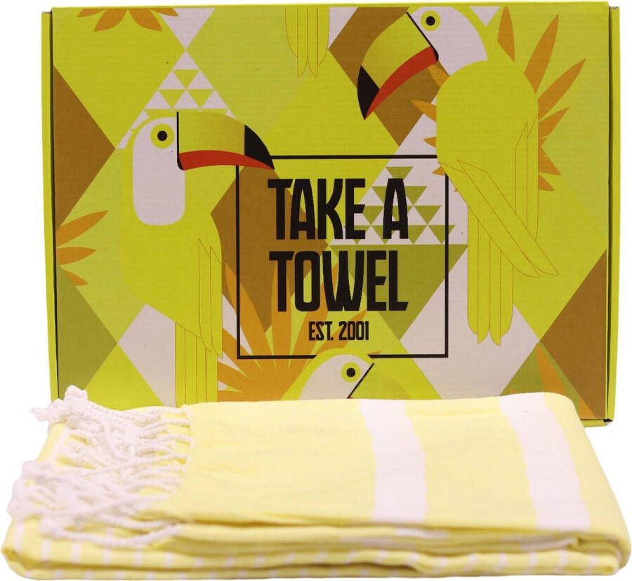 Take A Towel Hamamdoek - fouta 90x170 cm 100% katoen pestemal TAT 4A-3