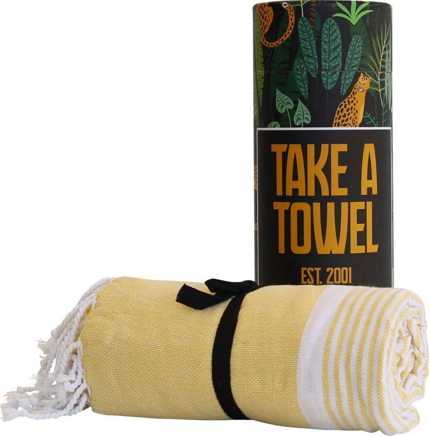 Take A Towel Hamamdoek saunadoek 100x180cm 100% katoen pestemal TAT 3-1
