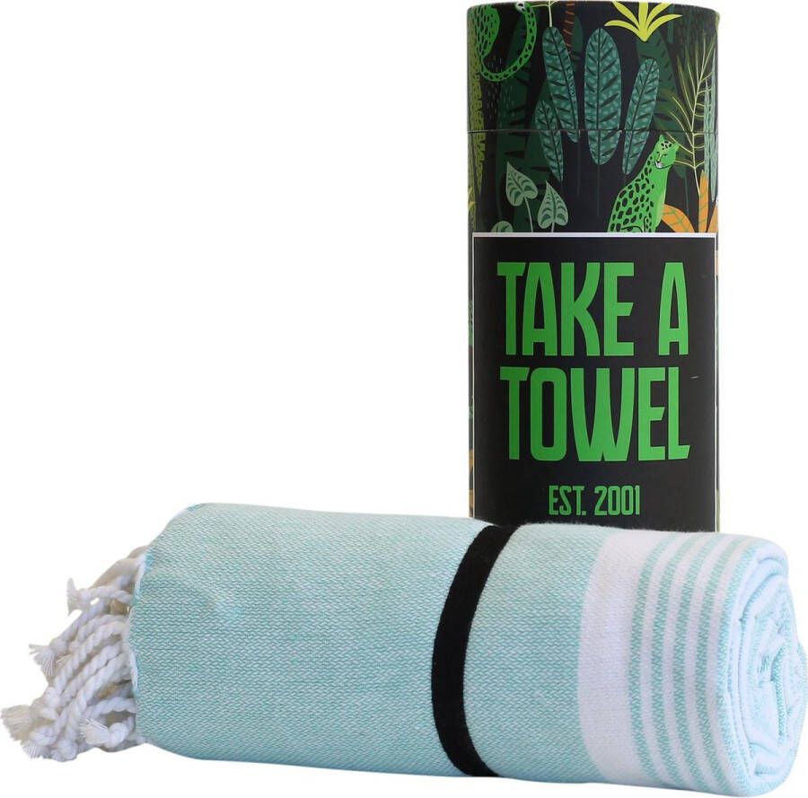 Take A Towel Hamamdoek saunadoek 100x180cm 100% katoen pestemal TAT 3-6