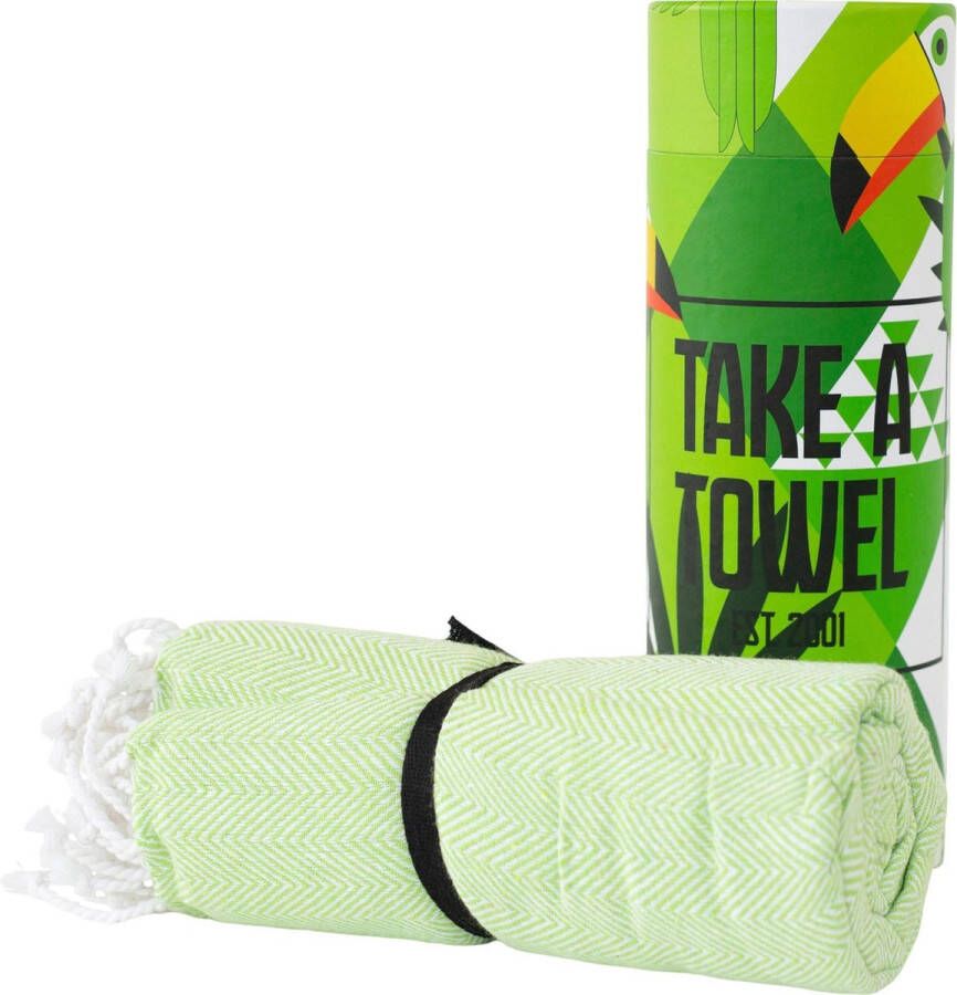 Take A Towel Hamamdoek - saunadoek 100x180cm 100% katoen pestemal TAT 4 -5
