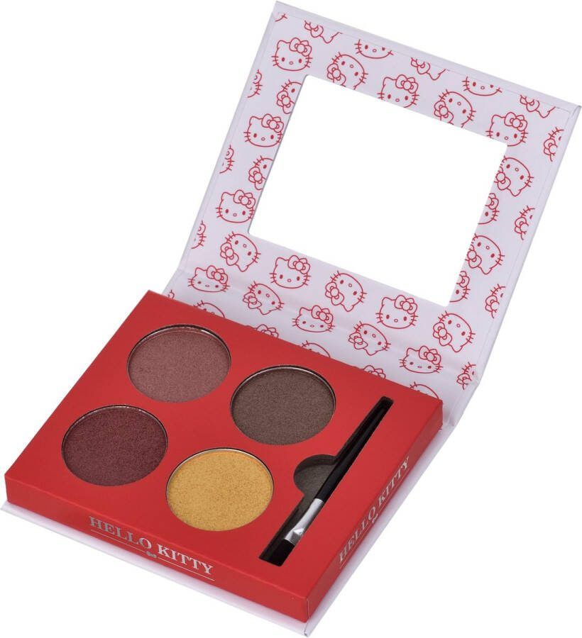 Take Care Hello Kitty Oogschaduw Met Spiegel Voor Meisjes Palet van 4