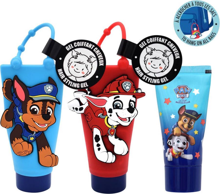 Take Care Paw Patrol Haargel Tashanger Set van 2 Kind- Vegan 2x30 ml