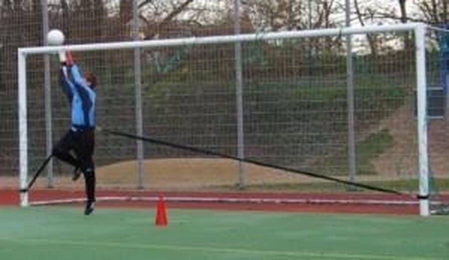 Taktisport Powergordel Keeperstraining Voetbaltrainer 3 meter Voetbal trainingsmateriaal