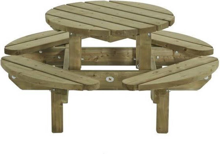 Talen Buitenmeubelen Talen Rond Kinderpicknicktafel Ø130CM Hoogte 64CM