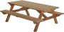 Talen Buitenmeubelen Talen picknicktafel Hardhout 200 cm Bruin - Thumbnail 1