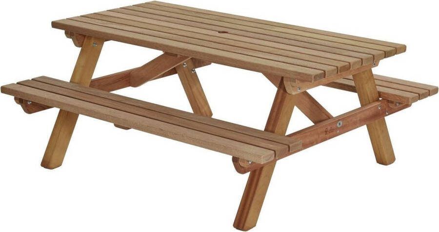 Talen Buitenmeubelen Talen picknicktafel Hardhout 180 cm Bruin