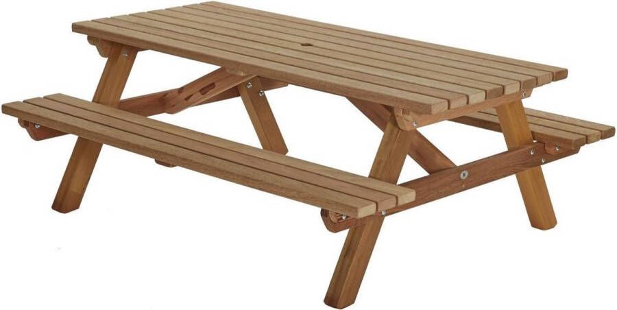 Talen Buitenmeubelen Talen picknicktafel Hardhout 200 cm Bruin