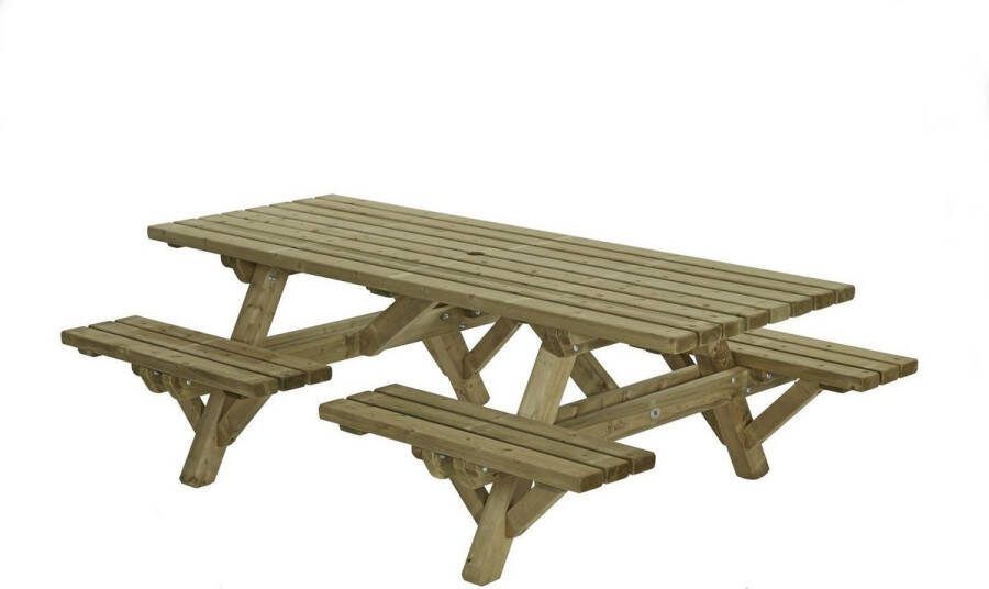 Talen Buitenmeubelen Talen Open instap Picknicktafel 230x85x76cm