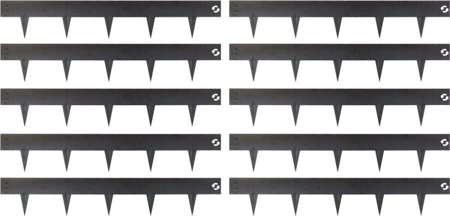 Talen Tools – Borderrand – Kantopsluiting – Cortenstaal – Koppelbaar – 100 x 7 5 cm – 10 stuks