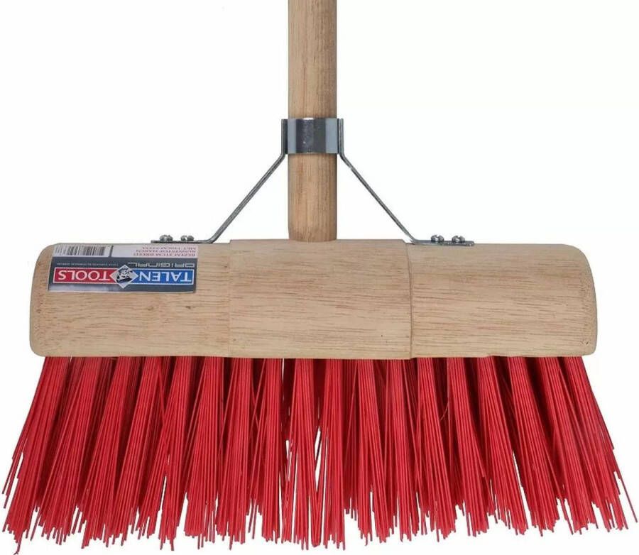 Talen Tools Buitenbezem FSC hout nylon 31 cm 130 cm tuinbezem Bezem