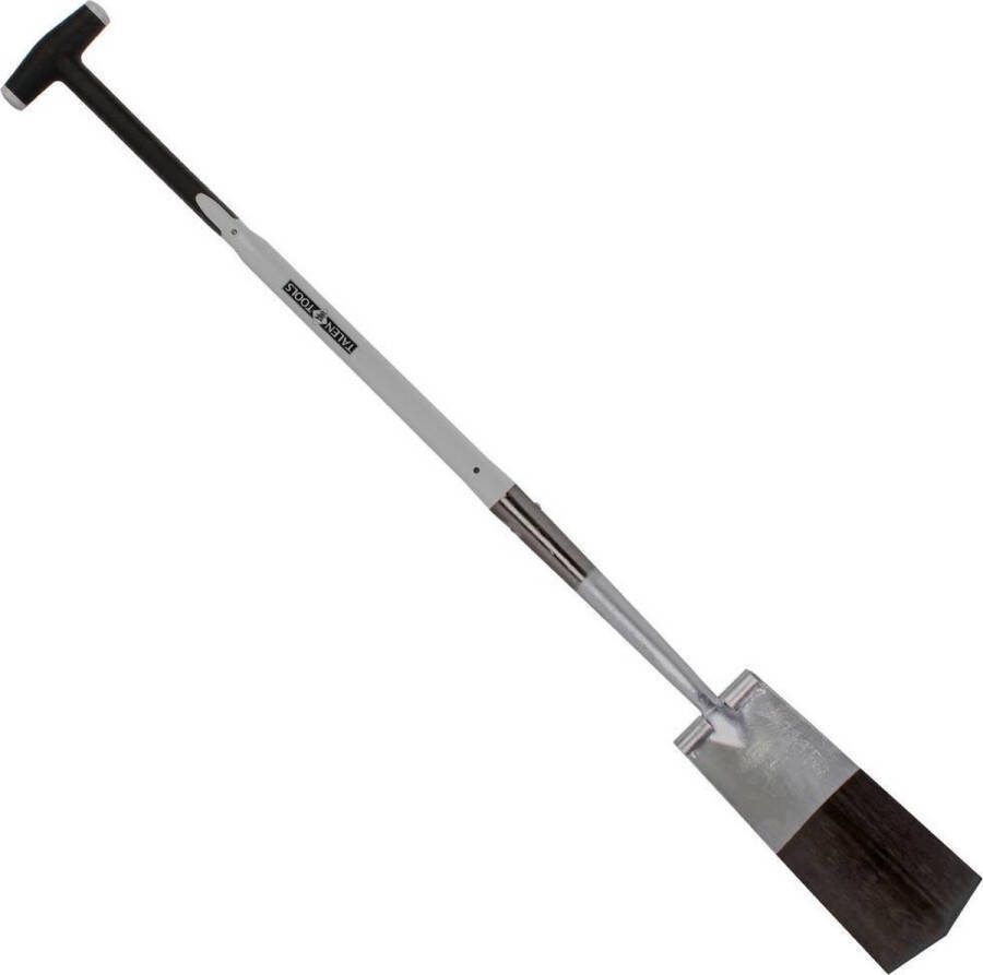 Talen Tools – Draineerspade – Blank gepolijst – Met opstapje – Glasfiber steel – 76 cm