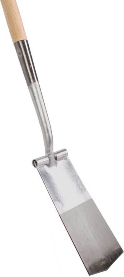 Talen Tools – Draineerspade – Blank gepolijst – Met opstapje – Essenhouten steel – 76 cm