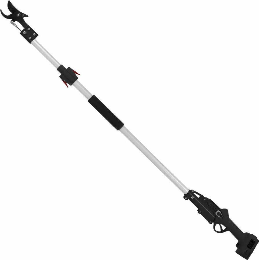 Talen Tools Elektrische Snoeischaar Telescopische steel Takkenschaar Professioneel 140-200 cm Lichtgewicht 2 5 kg Inclusief 2 accu's