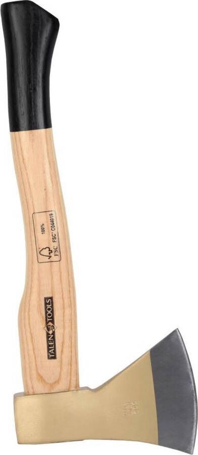 Shoppartners Handbijl Met Zwart Handvat 800 Gram 35 Cm Hakbijl Outdoor Camping Kampeer Bijlen Metaal hout