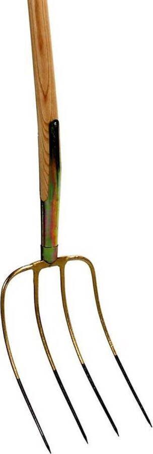 Talen Tools Mestvork 4 tanden houten steel 85 cm met D-greep en stift verbinding