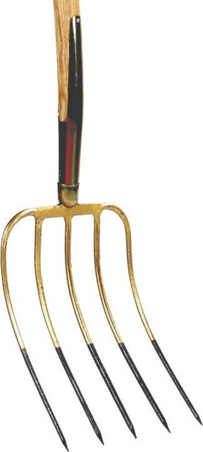 Talen Tools Mestvork 5 tanden houten steel 130 cm en stift verbinding