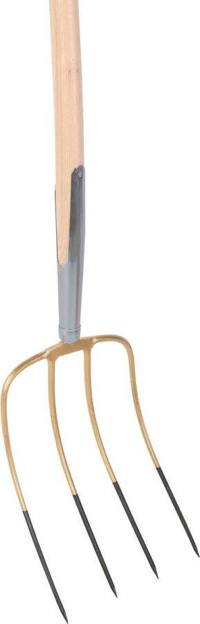 Talen Tools Mestvork 4 tanden houten steel 85 cm en stift verbinding lichte uitvoering
