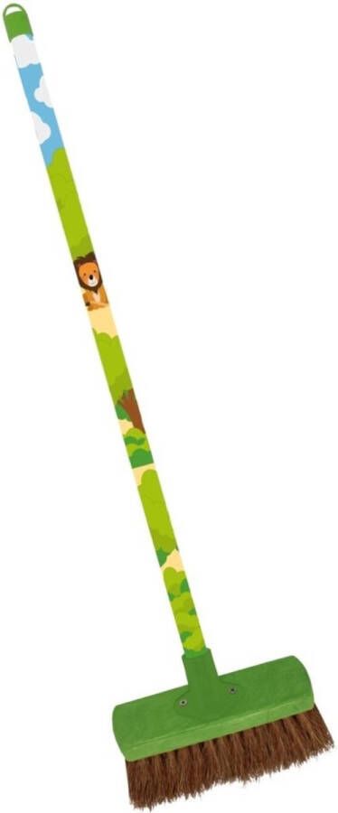 Talen Tools Kinderbezem met leeuwen print