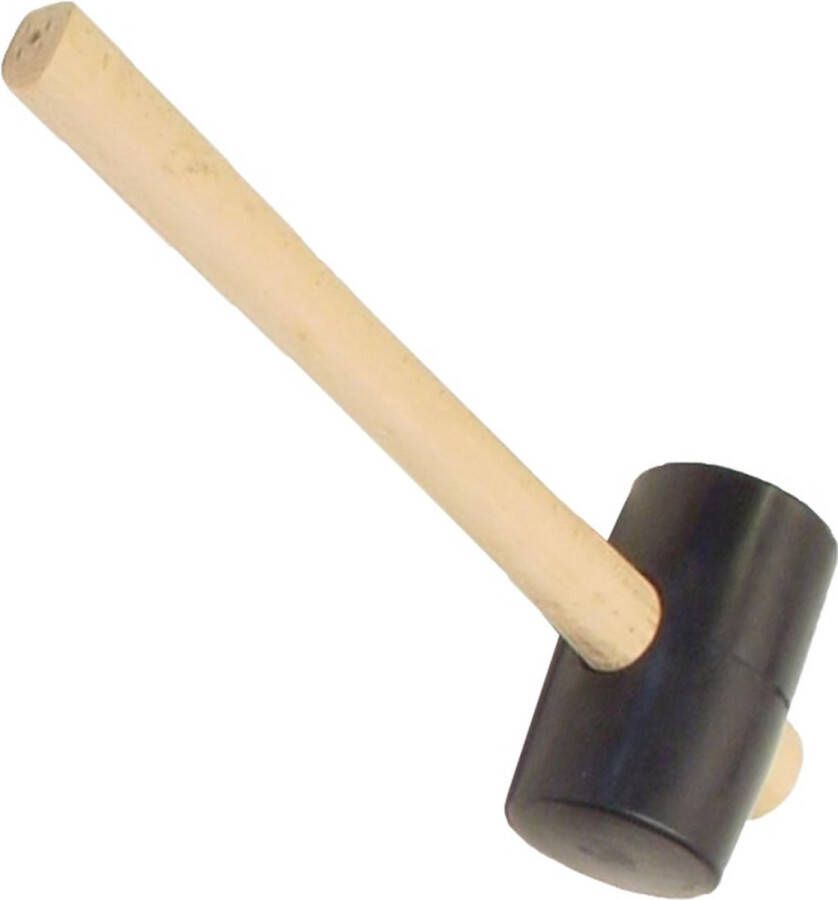 Talen Tools Rubber hamer zacht 1200 gram met houten steel