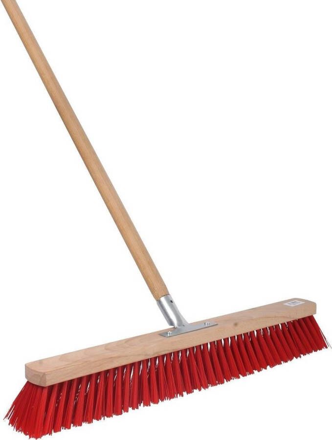 Talen Tools straatbezem kunststof 60 cm met steel BB60C