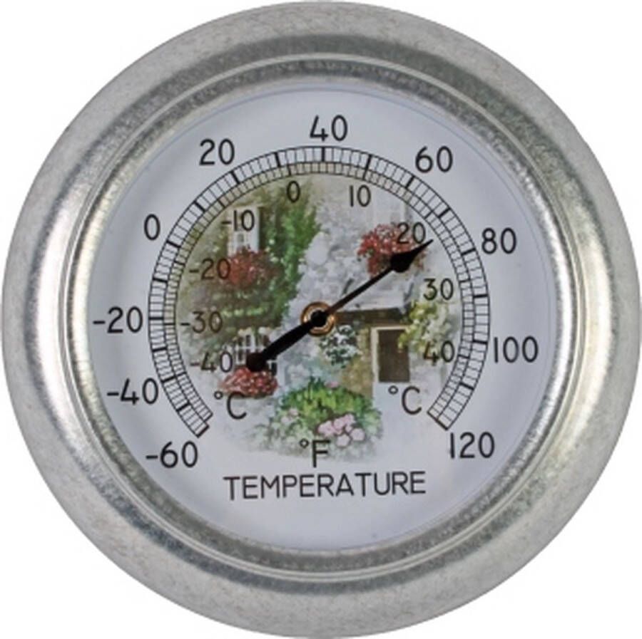 Talen Tools Thermometer metaal 25 cm Buitenthermometers