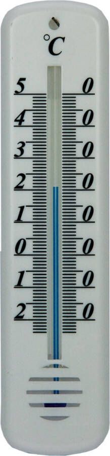 Talen Tools Thermometer buiten wit kunststof 14 cm Buitenthermometers