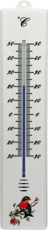 Shoppartners Thermometer buiten wit kunststof 32 cm Buitenthermometers