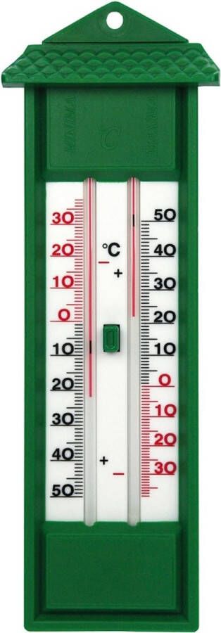 Talen Tools Thermometer min max groen kunststof 31 cm Buitenthermometers
