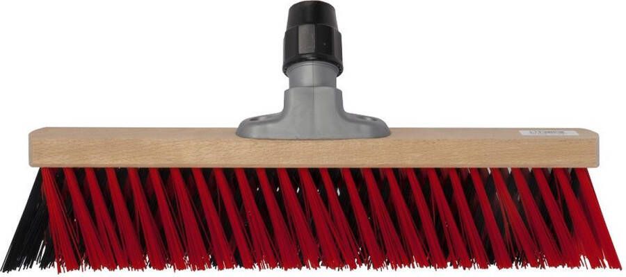 Talen Tools X-bezem Buiten 40 cm Rood Zwart Zonder steel