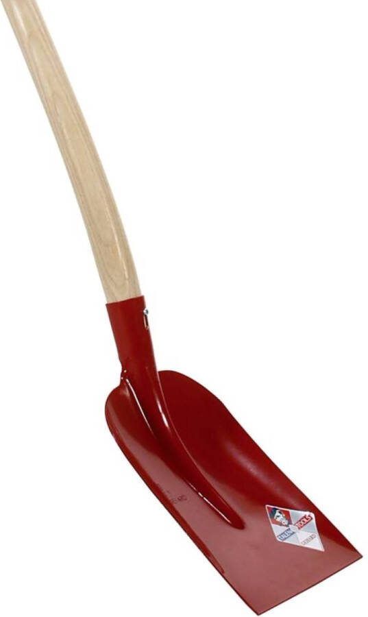 Talen Tools – Betonschop – Gehard staal – Rood – Essenhouten steel – 130 cm