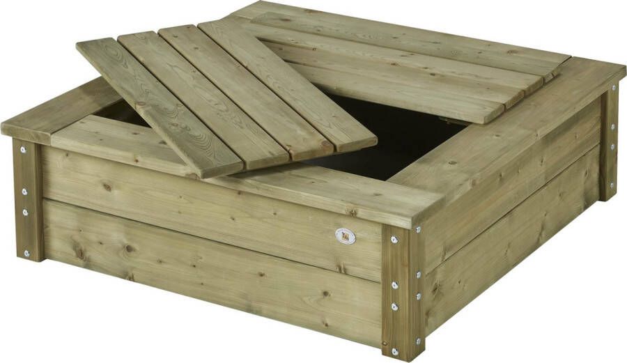 Talen Buitenmeubelen Talen Zandbak met deksel 100x100x32cm