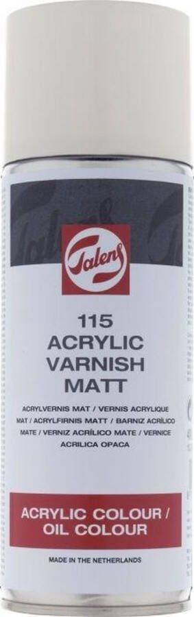 Talens acrylvernis mat 115 spuitbus 400 ml