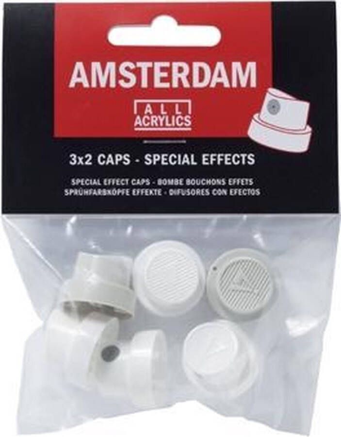 Talens Amsterdam standard spray paint effect caps
